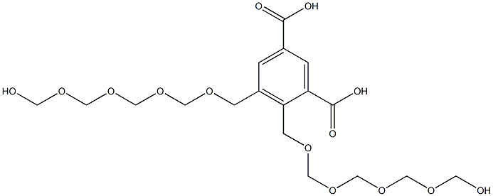  4,5-Bis(9-hydroxy-2,4,6,8-tetraoxanonan-1-yl)isophthalic acid