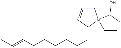 1-Ethyl-1-(1-hydroxyethyl)-2-(7-nonenyl)-3-imidazoline-1-ium,,结构式