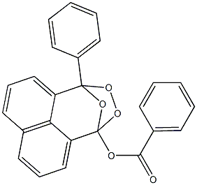 1,4-Epoxy-4-phenyl-1H,4H-naphtho[1,8-de][1,2]dioxepin-1-ol benzoate Structure