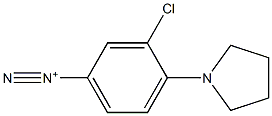 3-Chloro-4-(1-pyrrolidinyl)benzenediazonium