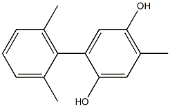 5-Methyl-2-(2,6-dimethylphenyl)benzene-1,4-diol