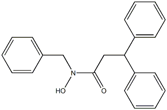 N-(Benzyl)-3,3-diphenylpropanehydroxamic acid Structure