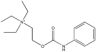 2-[[(Phenylamino)carbonyl]oxy]-N,N,N-triethylethanaminium,,结构式