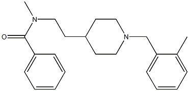  N-Methyl-N-[2-[1-(2-methylbenzyl)-4-piperidinyl]ethyl]benzamide