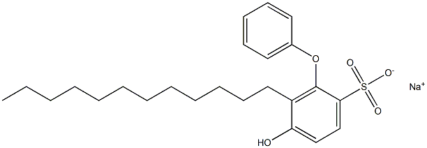 5-Hydroxy-6-dodecyl[oxybisbenzene]-2-sulfonic acid sodium salt