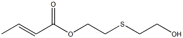 Crotonic acid 2-(2-hydroxyethylthio)ethyl ester