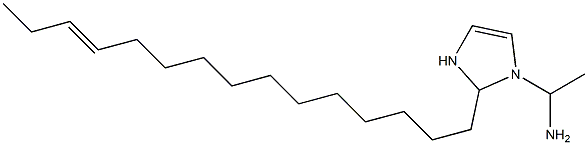 1-(1-アミノエチル)-2-(12-ペンタデセニル)-4-イミダゾリン 化学構造式