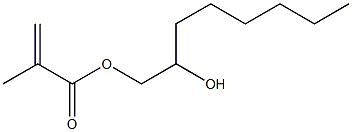 Methacrylic acid (2-hydroxyoctyl) ester Structure