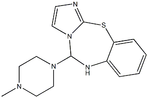 5-(4-Methylpiperazin-1-yl)-5,6-dihydroimidazo[2,1-b][1,3,5]benzothiadiazepine Structure