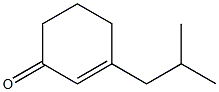 3-イソブチル-2-シクロヘキセン-1-オン 化学構造式