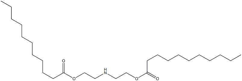 2,2'-Iminobis(ethanol undecanoate) 结构式