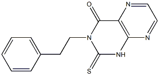 1,2-Dihydro-3-(2-phenylethyl)-2-thioxopteridin-4(3H)-one