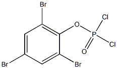 (2,4,6-Tribromophenoxy)dichlorophosphine oxide,,结构式