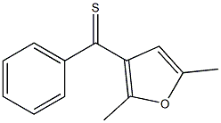 2,5-Dimethyl-3-(thiobenzoyl)furan,,结构式