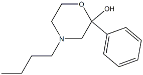 4-Butyl-2-phenylmorpholin-2-ol Structure