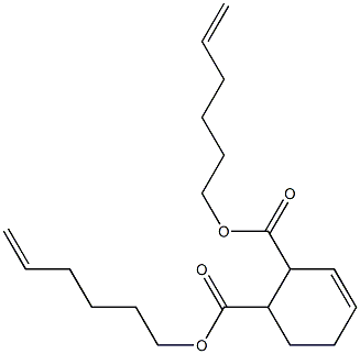 3-シクロヘキセン-1,2-ジカルボン酸ビス(5-ヘキセニル) 化学構造式