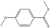 4-Methoxydithiobenzoic acid methyl ester,,结构式