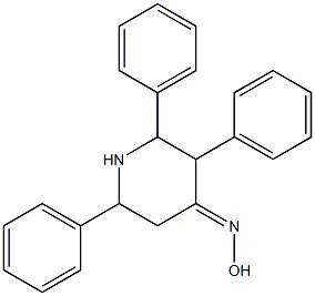 2,3,6-Triphenylpiperidin-4-one oxime Structure