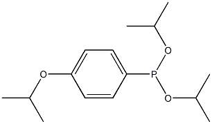 4-イソプロポキシフェニル亜ホスホン酸ジイソプロピル 化学構造式