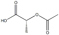 (R)-2-アセトキシプロピオン酸 化学構造式