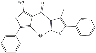 Phenyl(2-amino-4-methyl-3-thienyl) ketone Structure