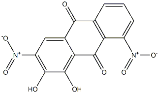 1,2-Dihydroxy-3,8-dinitroanthraquinone,,结构式