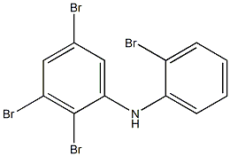 2,3,5-Tribromophenyl 2-bromophenylamine 结构式