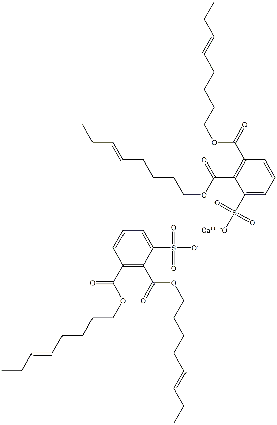 Bis[2,3-di(5-octenyloxycarbonyl)benzenesulfonic acid]calcium salt