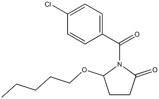  5-(Pentyloxy)-1-[4-chlorobenzoyl]pyrrolidin-2-one