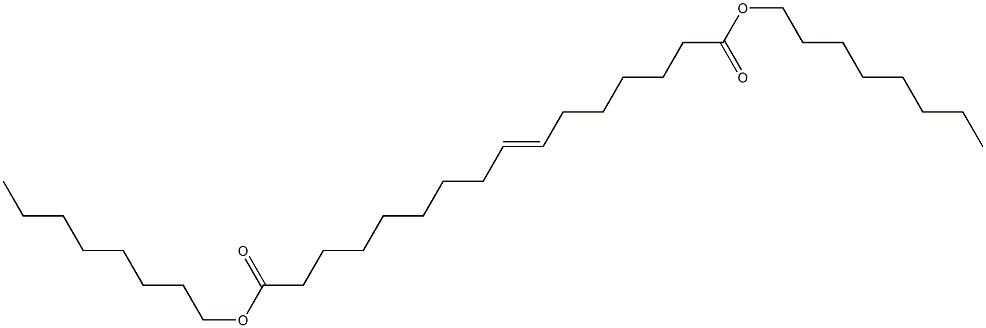 9-Hexadecenedioic acid dioctyl ester,,结构式