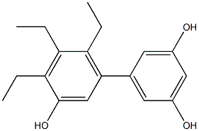  4',5',6'-Triethyl-1,1'-biphenyl-3,3',5-triol