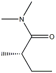 [S,(+)]-N,N,2-Trimethylbutyramide Struktur