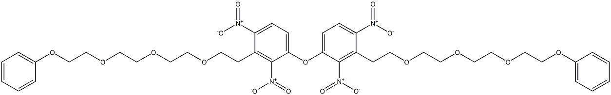 [2-[2-[2-[2-(フェノキシ)エトキシ]エトキシ]エトキシ]エチル](2,4-ジニトロフェニル)エーテル 化学構造式