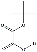 2-Lithiooxyacrylic acid tert-butyl ester 结构式