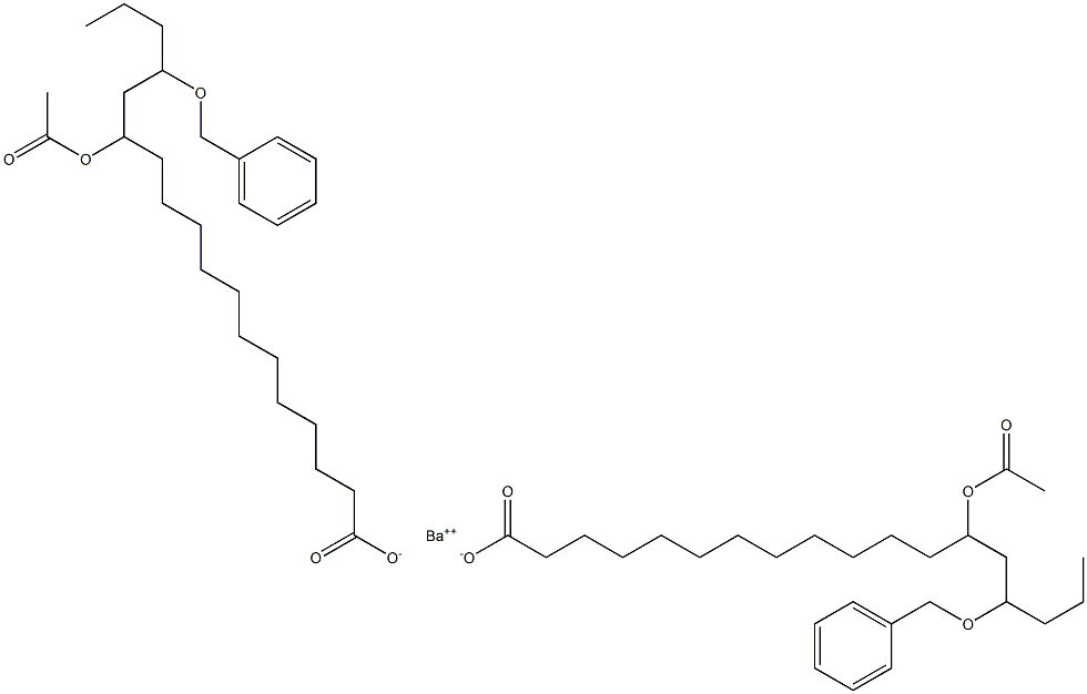 Bis(15-benzyloxy-13-acetyloxystearic acid)barium salt
