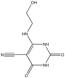  6-[(2-Hydroxyethyl)amino]-1,2,3,4-tetrahydro-2,4-dioxopyrimidine-5-carbonitrile