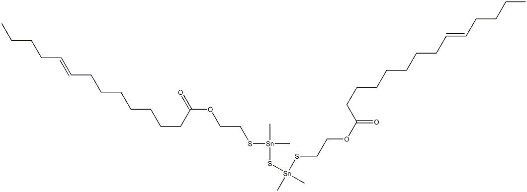 Bis[dimethyl[[2-(8-tridecenylcarbonyloxy)ethyl]thio]stannyl] sulfide
