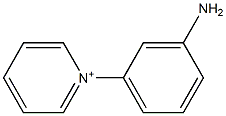 1-(3-Aminophenyl)pyridinium,,结构式