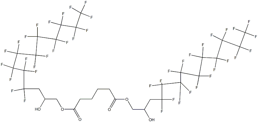 Adipic acid bis(4,4,5,5,6,6,7,7,8,8,9,9,10,10,11,11,12,12,13,13,13-henicosafluoro-2-hydroxytridecyl) ester