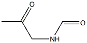 1-(ホルミルアミノ)-2-プロパノン 化学構造式