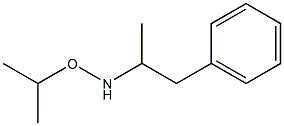 O-Isopropyl-N-(1-methyl-2-phenylethyl)hydroxylamine,,结构式