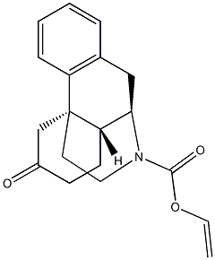 6-Oxomorphinan-17-carboxylic acid ethenyl ester Structure