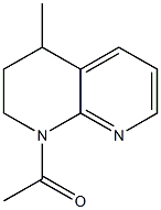 1-Acetyl-1,2,3,4-tetrahydro-4-methylpyrido[2,3-b]pyridine Struktur