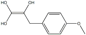 3-(4-Methoxyphenyl)-1-propene-1,1,2-triol,,结构式