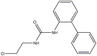 1-(1,1'-Biphenyl-2-yl)-3-(2-chloroethyl)urea,,结构式