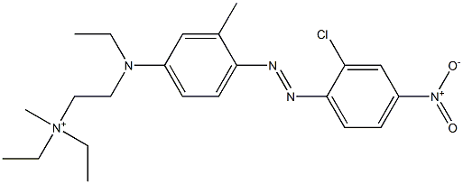 2-[[4-[(2-Chloro-4-nitrophenyl)azo]-3-methylphenyl]ethylamino]-N,N-diethyl-N-methylethanaminium