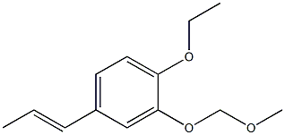 1-Ethoxy-2-methoxymethoxy-4-(1-propenyl)benzene Structure