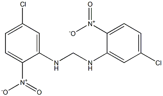 N,N'-Methylenebis[5-chloro-2-nitroaniline] Structure