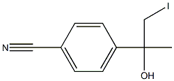 4-[1-Hydroxy-1-(iodomethyl)ethyl]benzonitrile Structure