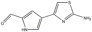 2-Amino-4-(2-formyl-1H-pyrrol-4-yl)thiazole Structure